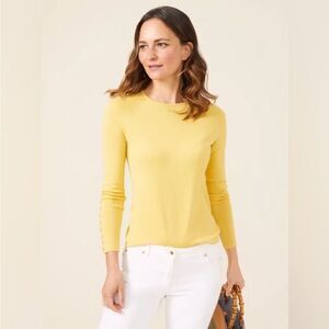 J. McLaughlin Jamey Sweater in Dandelion Yellow Size Medium